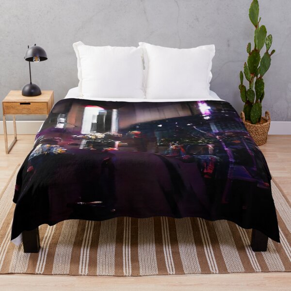 Item preview, Abstract Dark Solarpunk Neon City designed and sold by BioDigital-Jazz.