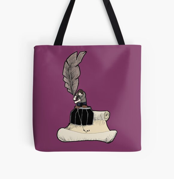 feather &amp; hourglass All Over Print Tote Bag
