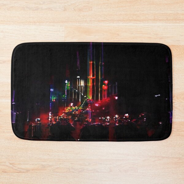 Item preview, Abstract Rainbow Cyberpunk City designed and sold by BioDigital-Jazz.