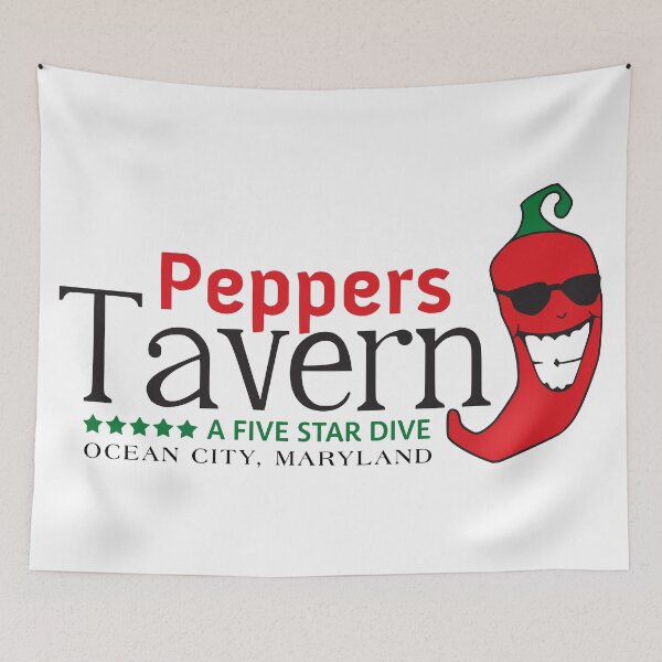 Item preview, Peppers Tavern, Ocean City designed and sold by TeeArcade84.