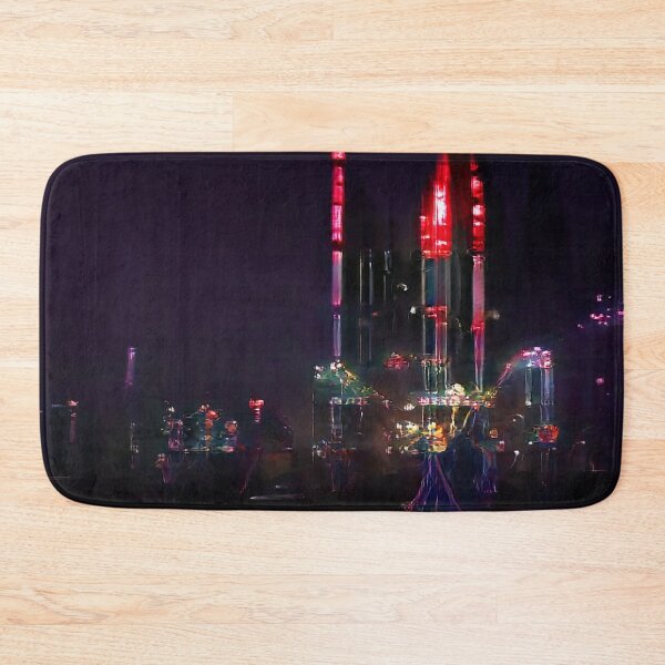Item preview, Neon Cyber Skyscrapers designed and sold by BioDigital-Jazz.
