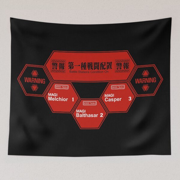 Item preview, Evangelion MAGI Battle Stations Condition On / 新世紀エヴァンゲリオン designed and sold by JCBA.
