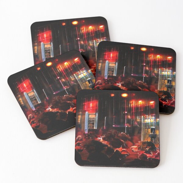 Item preview, AI Abstract Cyberpunk Market designed and sold by BioDigital-Jazz.