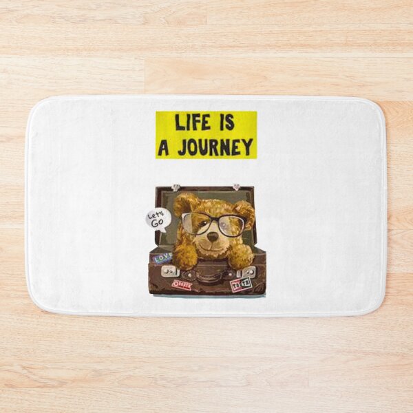 Item preview, (Life is a journey )teddybears quote designed and sold by Magdalineshop.