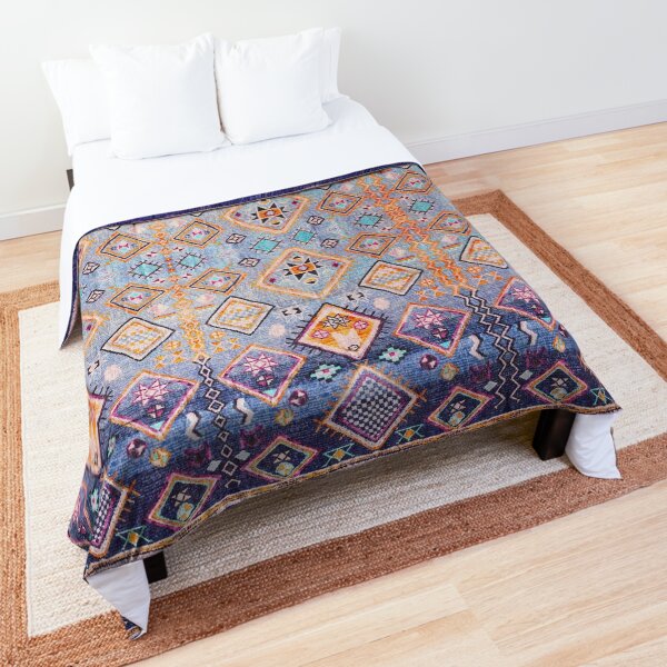 Boho Oriental Hippie Moroccan Style Comforter