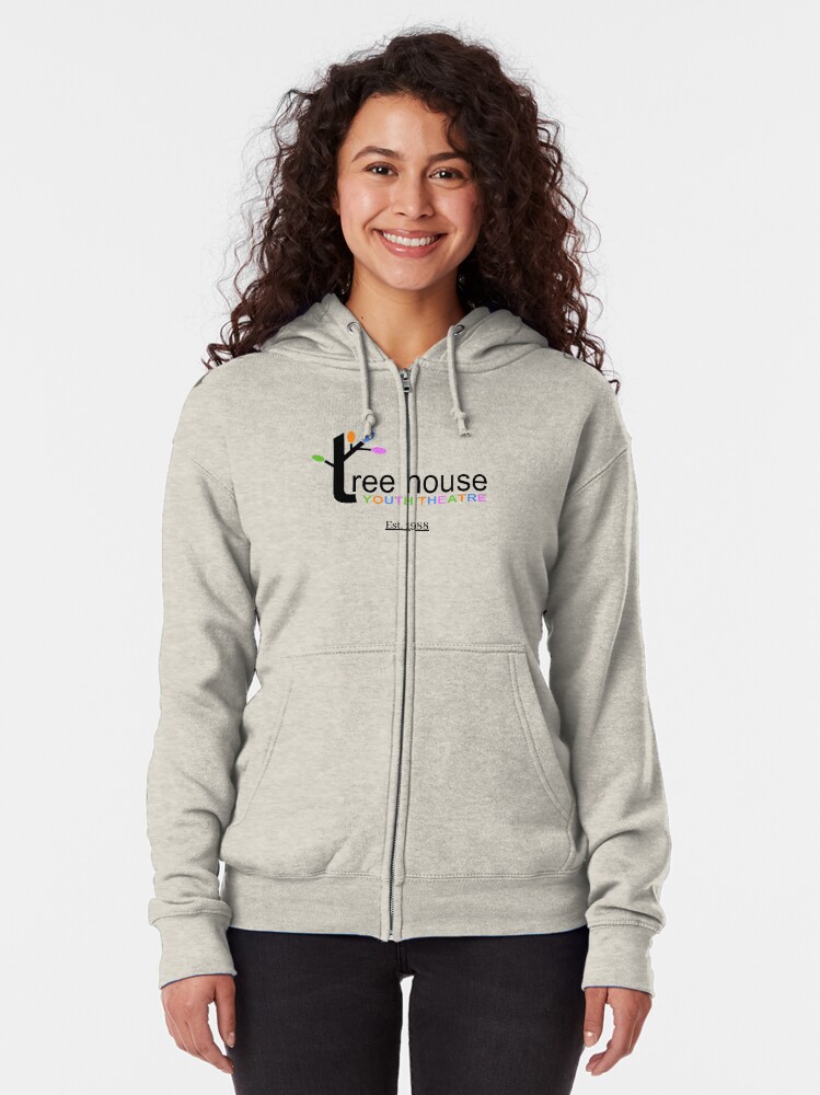 Thumbnail 2 of 5, Zipped Hoodie, THYT Classic Logo designed and sold by THYTthehouse.