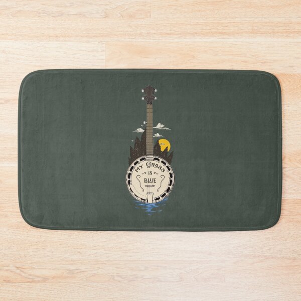 Item preview, Vintage Bluegrass Banjo Player Landscape Art designed and sold by MrEddie10.