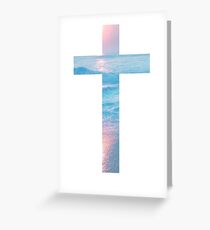 Christian Cross Greeting Card
