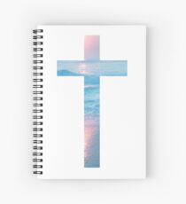 Christian Cross Spiral Notebook
