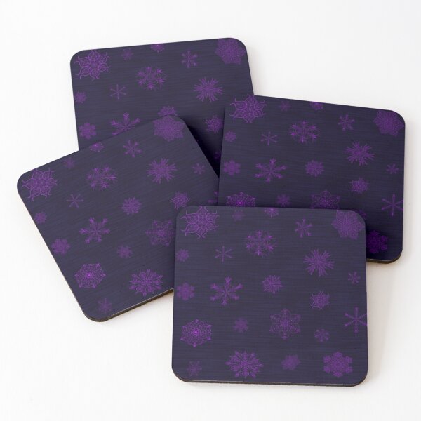 Item preview, Sea of Violet Snowflakes designed and sold by StephOBrien.