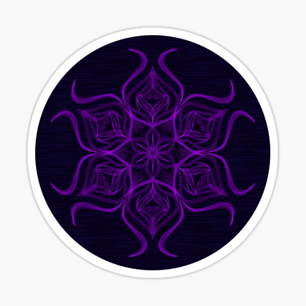 Item preview, Sea of Violet Snowflakes designed and sold by StephOBrien.