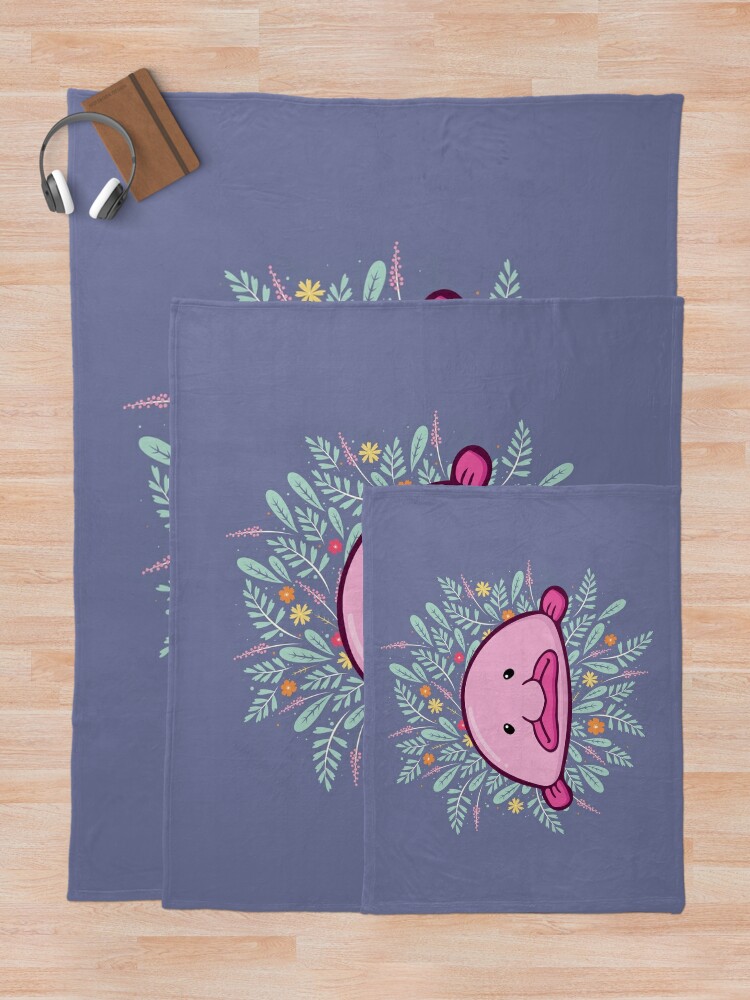 Get The Latest Floral blobfish Pattern Throw Blanket Bl-GY0PO1GW
