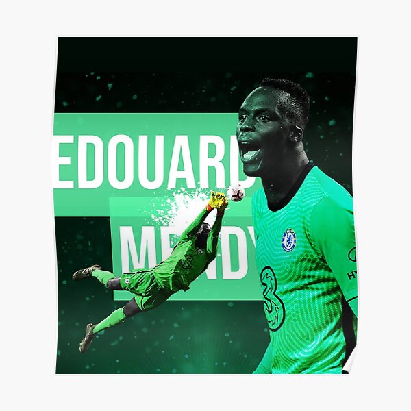 Chelsea Edouard Mendy A4 Print
