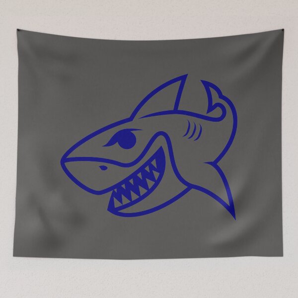 Item preview, shark strip navy designed and sold by dablohotaru.