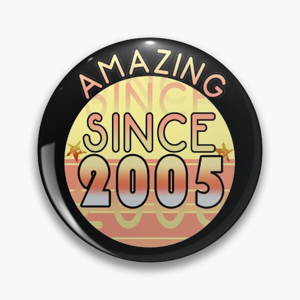 Item preview, Amazing since 2005 // Sunset Birthday Design designed and sold by PGPshop.
