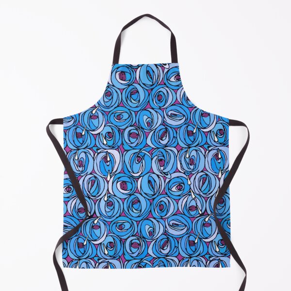 Item preview, Charles Rennie Mackintosh flowers design, blue, white,red designed and sold by Vivanne-art.
