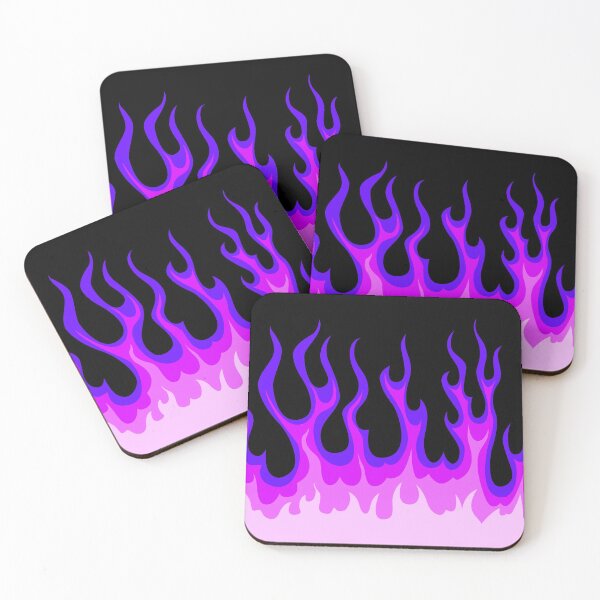 Item preview, fire hot rod purple designed and sold by cat poe.
