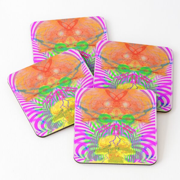 Item preview, Atomic Psychedelia II (Radiation Sickness) designed and sold by Discordant Dreams Art.