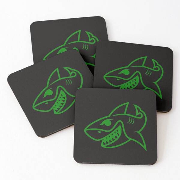 Item preview, shark srtip green designed and sold by dablohotaru.