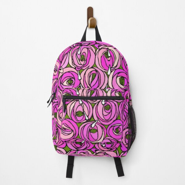 Item preview, Charles Rennie Mackintosh flowers design, pink, white designed and sold by Vivanne-art.