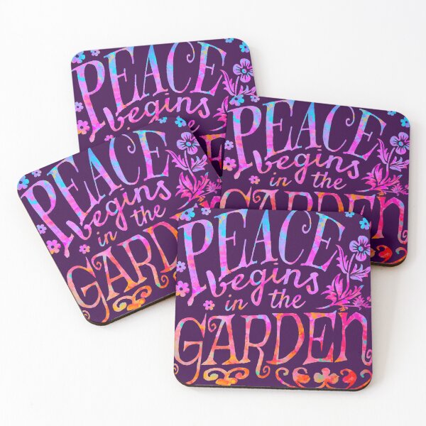 Item preview, Peace Begins in the Garden designed and sold by PanicDay.