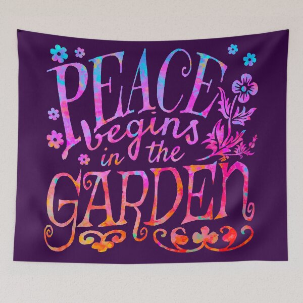 Item preview, Peace Begins in the Garden designed and sold by PanicDay.
