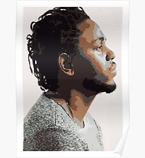 KENDRICK LAMAR - PORTRÄT ILLUSTRATION Poster