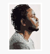 KENDRICK LAMAR - PORTRAIT ILLUSTRATION Photographic Print
