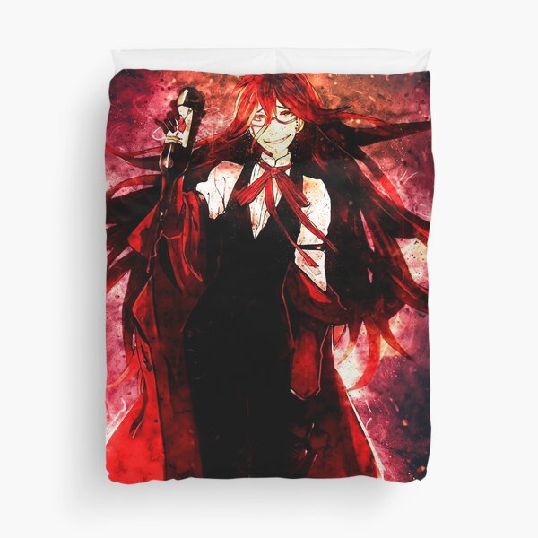 Black Butler Grell Duvet Covers Redbubble