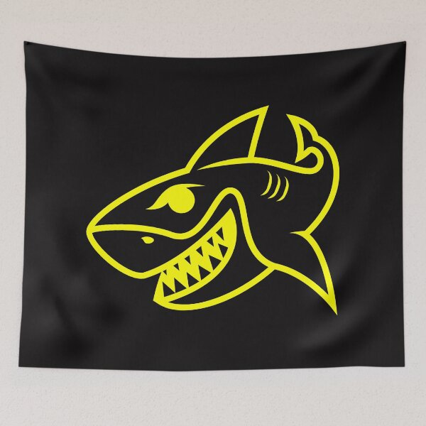 Item preview, shark strip yellow designed and sold by dablohotaru.