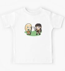 Geek Babies: Xena & Gabrielle Kids Tee