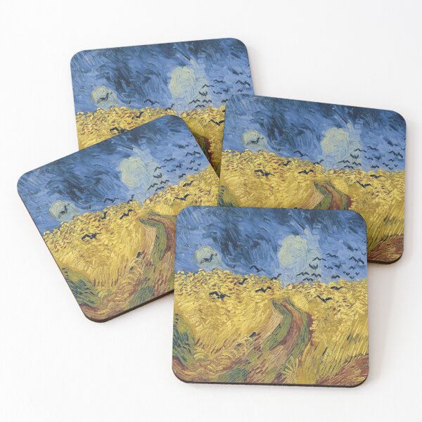 Item preview, Vincent van Gogh's Wheatfield with Crows designed and sold by mosfunky.