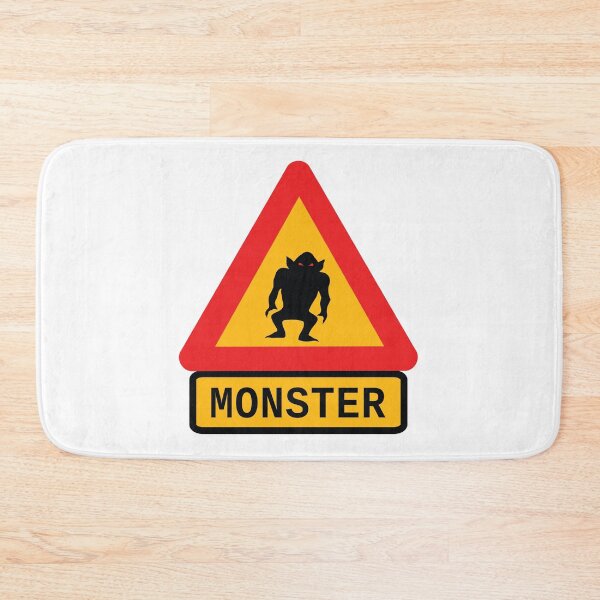 Item preview, Warning monster vector image designed and sold by binti163.