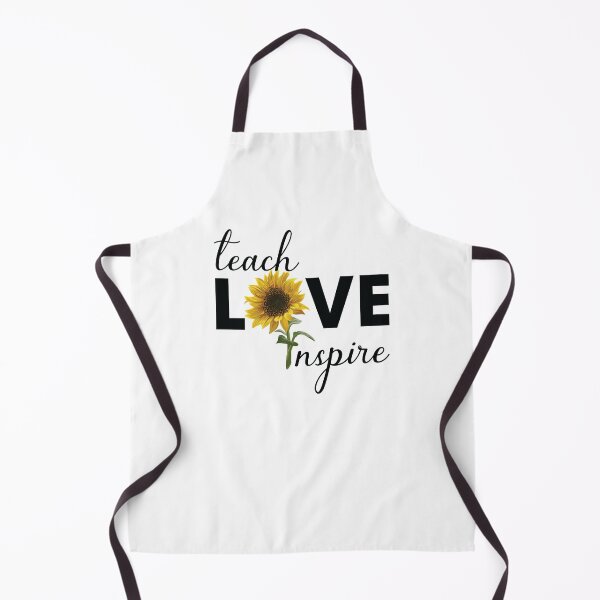 Item preview, Teach Love Inspire Sunflower - 04 - Yellow-Black designed and sold by Respire2020.