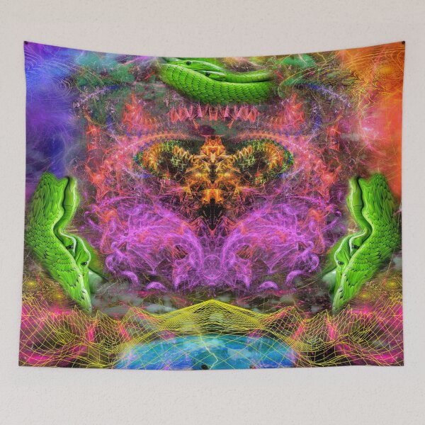 Item preview, Reptilian Fever Dream designed and sold by Discordant Dreams Art.