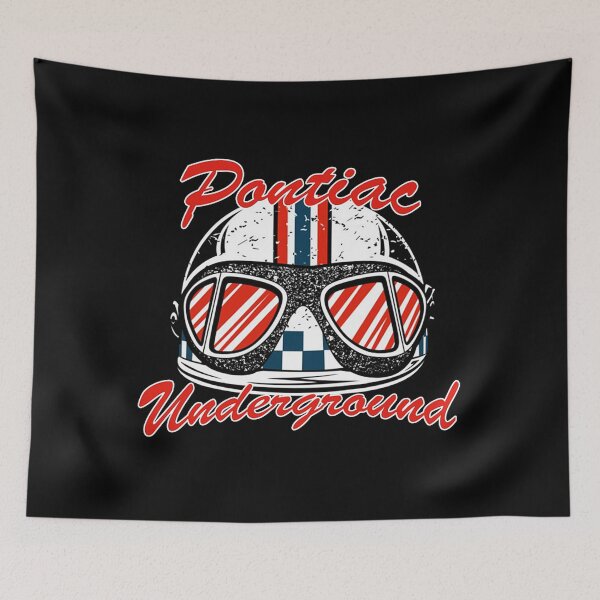 Item preview, Pontiac Underground Helmet T-Shirt designed and sold by cavangdesign.