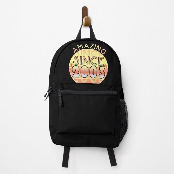 Amazing since 2003 // Sunset Birthday Design Backpack
