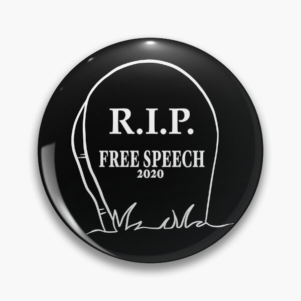 Item preview, Rest In Peace free speech designed and sold by TRAVELLING THE COSMOS.