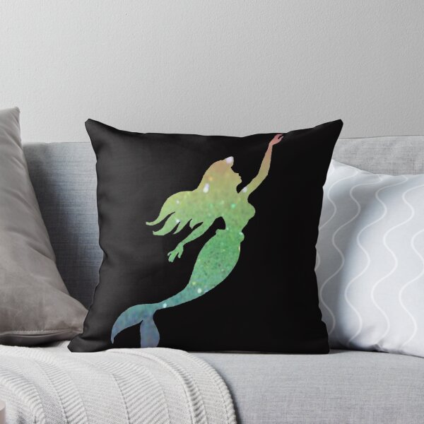 Item preview, Silueta de sirena con purpurina sintética Rainbow Ombre designed and sold by Felicity-K.