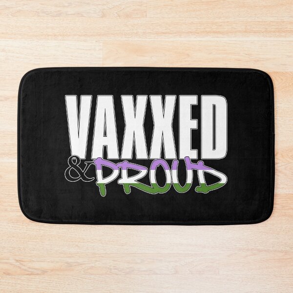 Item preview, Vaxxed & Proud Genderqueer Pride Flag designed and sold by Patrick Hiller.