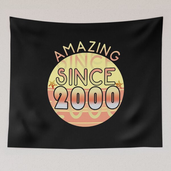 Item preview, Amazing since 2000 // Sunset Birthday Design designed and sold by PGPshop.