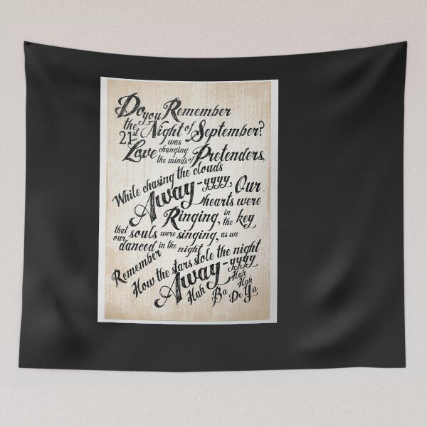 Item preview, Do You Remember The 21St Night Of September Poster designed and sold by Chmielewski-2.