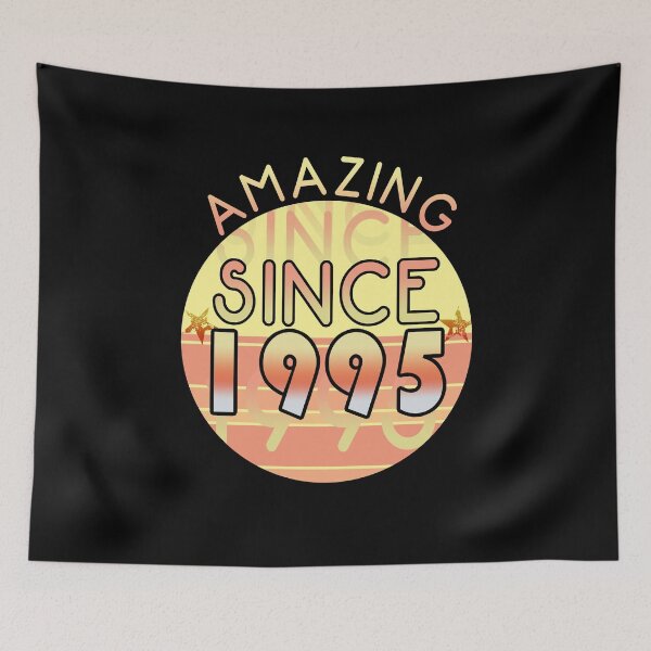 Item preview, Amazing since 1995 // Sunset Birthday Design designed and sold by PGPshop.