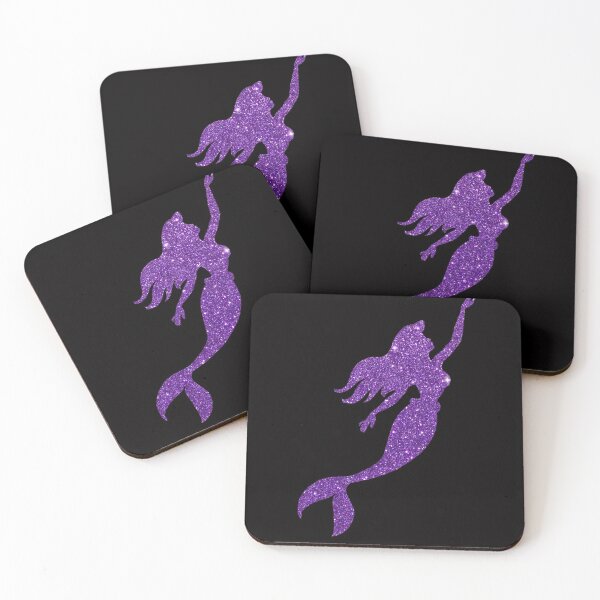 Item preview, Silueta de sirena con purpurina sintética morada designed and sold by Felicity-K.