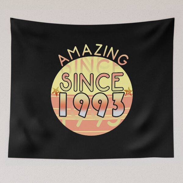 Item preview, Amazing since 1993 // Sunset Birthday Design designed and sold by PGPshop.