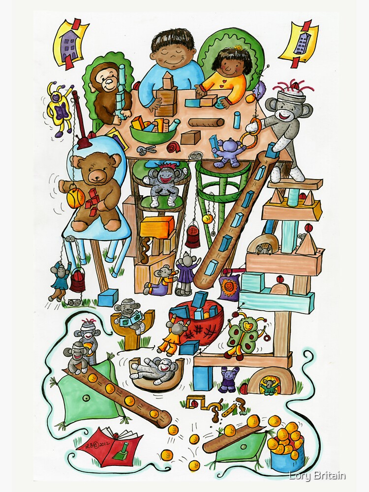 Thumbnail 3 of 3, Sticker, Blocks & Ramps: the wonder of it all! designed and sold by lorybit.