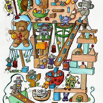 Artwork thumbnail, Blocks & Ramps: the wonder of it all! by Lory Britain