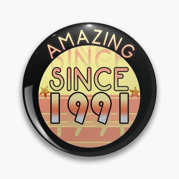 Item preview, Amazing since 1991 // Sunset Birthday Design designed and sold by PGPshop.