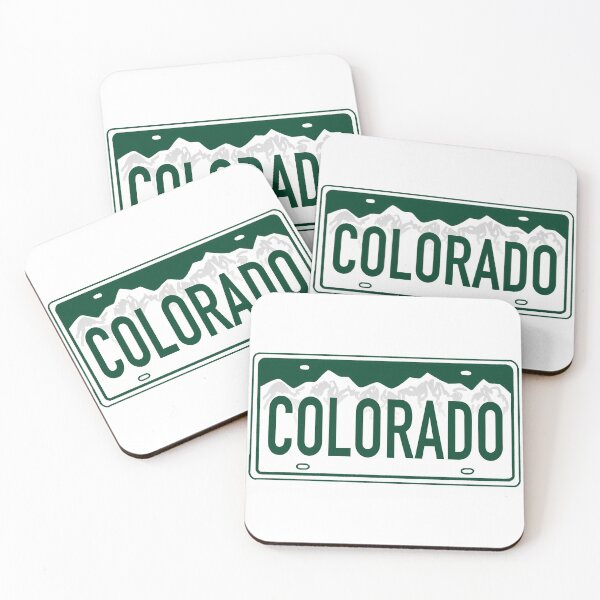 Item preview, Colorado Green on White - Colorado License Plate Design designed and sold by ExploreColorado.