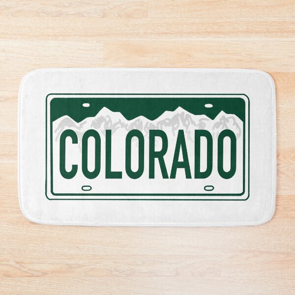Item preview, Colorado Green on White - Colorado License Plate Design designed and sold by ExploreColorado.